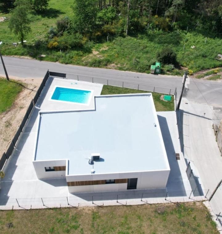 Casa Os Balcons Ria De Arousa Boiro Exterior foto